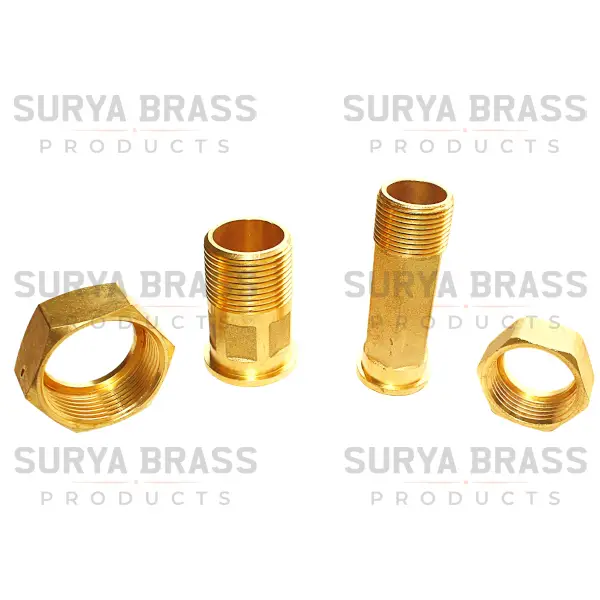 Brass Water Meter Nut Nipple